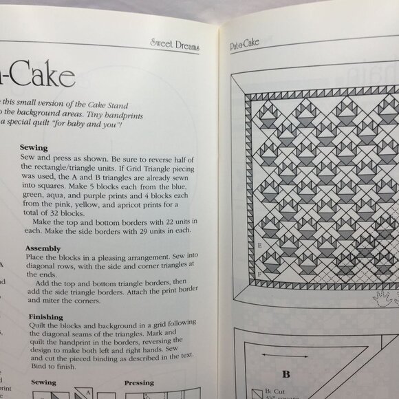 Vintage 1995 Sweet Dreams: Heirloom Quilts Babies Gordon Frost 17 Quilt Patterns - Picture 7 of 10